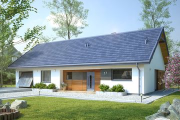  Projekt domu Awokado 3 (BSA2268) - projekt domu parterowego - Zdjęcie 1