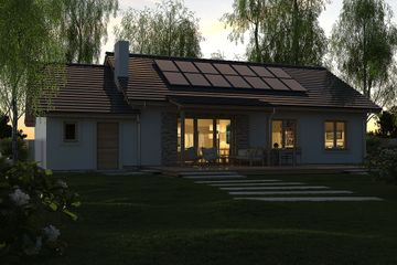  Projekt domu Nina 2 Nova C 37 PLUS (WRR1045) - projekt domu parterowego - Zdjęcie 4