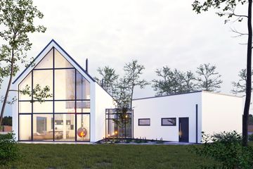  Projekt domu MJS-114 (WBD1011) - projekt domu parterowego z poddaszem - Zdjęcie 1