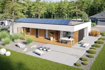  Projekt domu Mini 4 G1 modern energo (WRC2764) - projekt domu parterowego - Zdjęcie 2