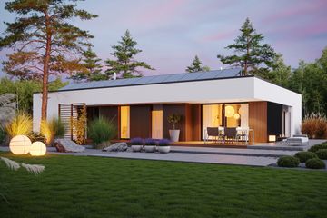  Projekt domu Mini 4 G1 modern energo (WRC2764) - projekt domu parterowego - Zdjęcie 1