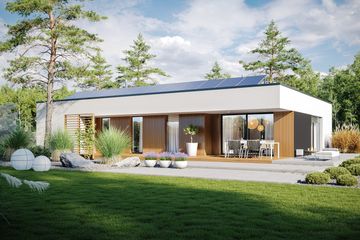  Projekt domu Mini 4 G1 modern energo (WRC2764) - projekt domu parterowego - Zdjęcie 4