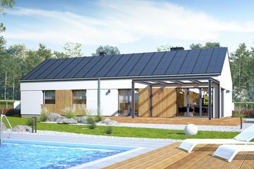  Projekt domu Flora bez garażu [B] (WRF2069) - projekt domu parterowego - Zdjęcie 1