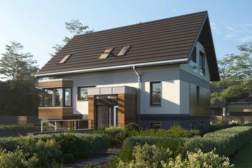  Projekt domu Agaton Polo (1685) (KRD2840) - projekt domu parterowego z poddaszem - Zdjęcie 2