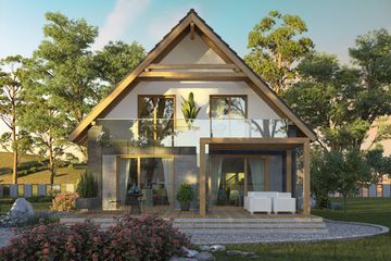  Projekt domu Dominik Rex (1686) (KRD2839) - projekt domu parterowego z poddaszem - Zdjęcie 3