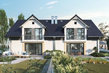  Projekt domu Lila Rex Duo (1684) (KRD2835) - projekt domu parterowego z poddaszem - Zdjęcie 3