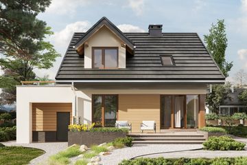  Projekt domu Mirona Neo (1693) (KRD2833) - projekt domu parterowego z poddaszem - Zdjęcie 5