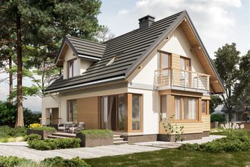  Projekt domu Mirona Neo (1693) (KRD2833) - projekt domu parterowego z poddaszem - Zdjęcie 6