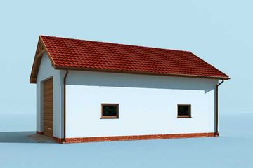  Projekt budynku gospodarczego G227A budynek gospodarczy (SLN2694) - projekt budynku parterowego - Zdjęcie 4