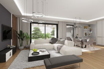  Projekt domu APS 325 (LUA1459) - projekt domu parterowego - Zdjęcie 4