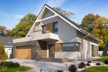  Projekt domu Dana 3 (BSE1172) - projekt domu parterowego z poddaszem - Zdjęcie 3