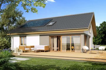  Projekt domu Karmel a eko (WRD2869) - projekt domu parterowego - Zdjęcie 2