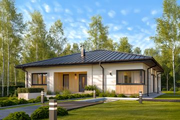  Projekt domu Sej-pro 049 energo (ELW1026) - projekt domu parterowego - Zdjęcie 1