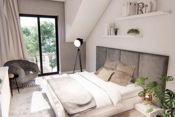  Projekt domu Melodia A1 - bliźniak LLL (WRD2876) - projekt domu z pełnym piętrem - Zdjęcie 11