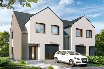  Projekt domu Melodia a1 - dwulokalowy LLL (WRD2877) - projekt domu z pełnym piętrem - Zdjęcie 2