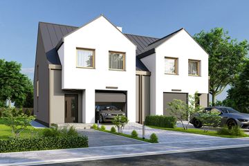  Projekt domu Melodia a1 - dwulokalowy LLL (WRD2877) - projekt domu z pełnym piętrem - Zdjęcie 8