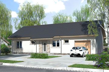  Projekt domu Nina 2 Nova D PLUS (WRR1084) - projekt domu parterowego - Zdjęcie 1