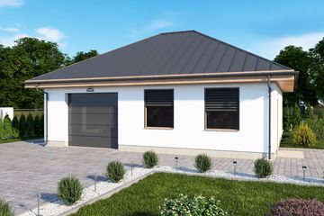  Projekt budynku gospodarczego G337 budynek gospodarczy (SLN2696) - projekt budynku parterowego - Zdjęcie 1