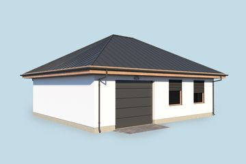  Projekt budynku gospodarczego G337 budynek gospodarczy (SLN2696) - projekt budynku parterowego - Zdjęcie 2