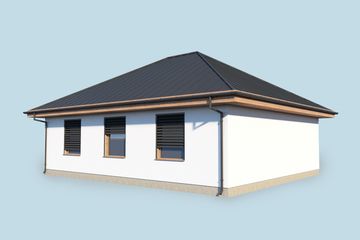  Projekt budynku gospodarczego G337 budynek gospodarczy (SLN2696) - projekt budynku parterowego - Zdjęcie 3