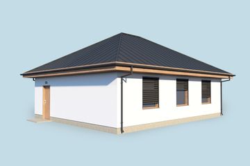  Projekt budynku gospodarczego G337 budynek gospodarczy (SLN2696) - projekt budynku parterowego - Zdjęcie 4