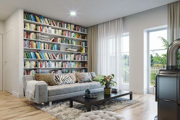  Projekt domu Willa Siedziba 2 (WAH1988) - projekt domu parterowego z poddaszem - Zdjęcie 9