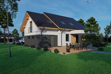  Projekt domu Sej-pro 047 energo (ELW1029) - projekt domu parterowego z poddaszem - Zdjęcie 4