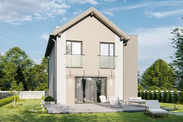  Projekt domu Eko oskar 3 (WRD2911) - projekt domu parterowego z poddaszem - Zdjęcie 1