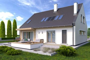  Projekt domu Kevin a eko (WRD2880) - projekt domu parterowego z poddaszem - Zdjęcie 5