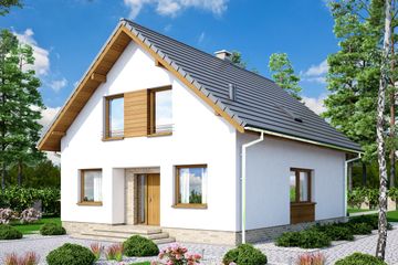  Projekt domu Lungo 6 (WOF1139) - projekt domu parterowego z poddaszem - Zdjęcie 1