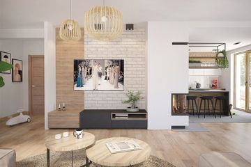  Projekt domu Lungo 6 (WOF1139) - projekt domu parterowego z poddaszem - Zdjęcie 3