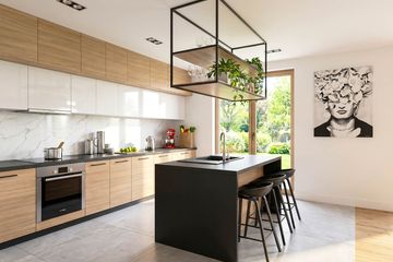 Projekt domu Lungo 6 - parterowy z poddaszem dom o powierzchni 129,57 m², dach dwuspadowy - ujęcie 6