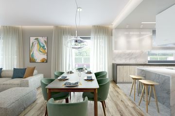  Projekt domu Bursztyn z garażem 2-st. [A] (WRF2077) - projekt domu parterowego - Zdjęcie 5