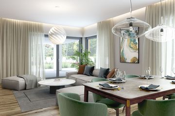  Projekt domu Bursztyn z garażem 2-st. [A] (WRF2077) - projekt domu parterowego - Zdjęcie 6