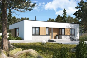  Projekt domu Mini 4 modern energo (WRC2765) - projekt domu parterowego - Zdjęcie 3