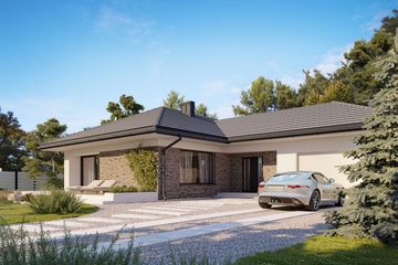  Projekt domu Alan (BSE1175) - projekt domu parterowego - Zdjęcie 2