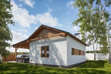  Projekt garażu G317 - Budynek garażowo - gospodarczy (PRA1432) - projekt garażu parterowego - Zdjęcie 2