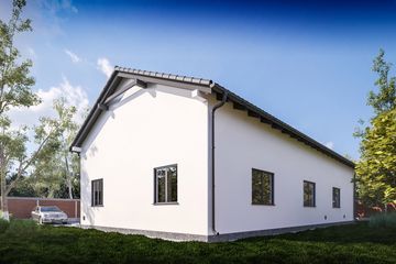  Projekt budynku gospodarczego G365 - Budynek garażowo - gospodarczy (PRA1395) - projekt budynku parterowego - Zdjęcie 2