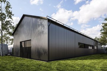  Projekt budynku gospodarczego G379 - Budynek magazynowy (PRA1405) - projekt budynku parterowego - Zdjęcie 2