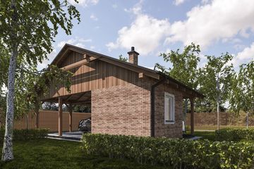  Projekt budynku gospodarczego G383 - Budynek gospodarczy (PRA1409) - projekt budynku parterowego - Zdjęcie 2