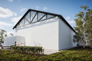  Projekt budynku gospodarczego G389 - Budynek garażowy (PRA1414) - projekt budynku parterowego - Zdjęcie 2