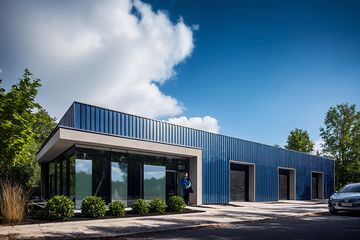  Projekt magazynu G399 - Budynek biurowo - magazynowy (PRA1423) - projekt magazynu parterowego - Zdjęcie 1