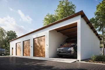  Projekt budynku gospodarczego G374 - Budynek gospodarczy (PRA1400) - projekt budynku parterowego - Zdjęcie 1