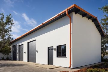  Projekt budynku gospodarczego G396 - Budynek garażowy (PRA1420) - projekt budynku parterowego - Zdjęcie 1