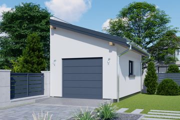  Projekt budynku gospodarczego APG 02 gospodarczy (LUA1464) - projekt budynku parterowego - Zdjęcie 1