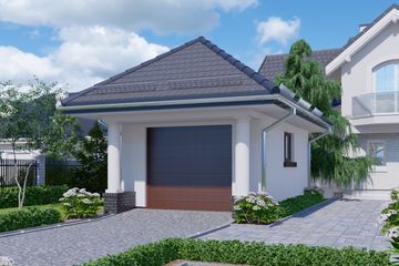  Projekt budynku gospodarczego APG 03 gospodarczy (LUA1465) - projekt budynku parterowego - Zdjęcie 1