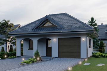  Projekt budynku gospodarczego APG 08 gospodarczy (LUA1469) - projekt budynku parterowego - Zdjęcie 2