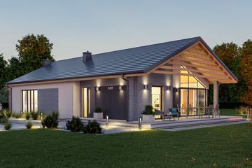  Projekt domu D294 (WAI1407) - projekt domu parterowego - Zdjęcie 1