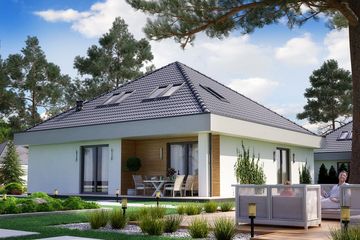  Projekt domu KA7 SZ (PKT1210) - projekt domu parterowego z poddaszem - Zdjęcie 2