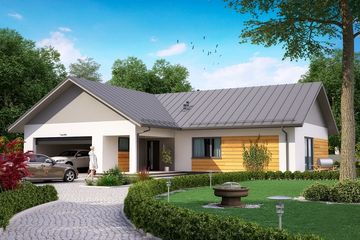  Projekt domu Ka27 war.2 Sz (PKT1213) - projekt domu parterowego - Zdjęcie 1